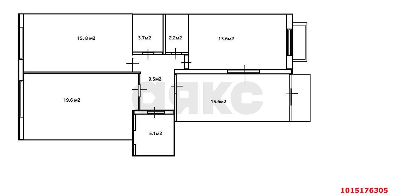 Фото №5: Студия 84 м² - Краснодар, 1-й квартал, ул. Боспорская, 2