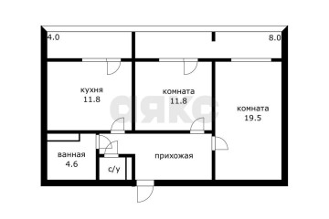 Фото №3: 2-комнатная квартира 67 м² - Краснодар, мкр. Восточно-Кругликовский, ул. Героев-Разведчиков, 17