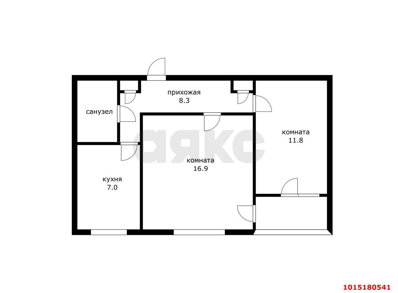 Фото №11: 2-комнатная квартира 50 м² - Краснодар, Центральный, ул. Севастопольская, 4