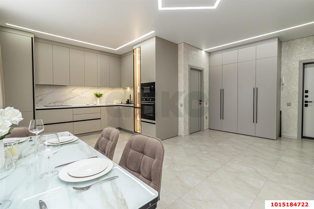 Фото №3: 2-комнатная квартира 77 м² - Краснодар, Прикубанский внутригородской округ, мкр. жилой комплекс Архитектор, ул. Наставников, 12