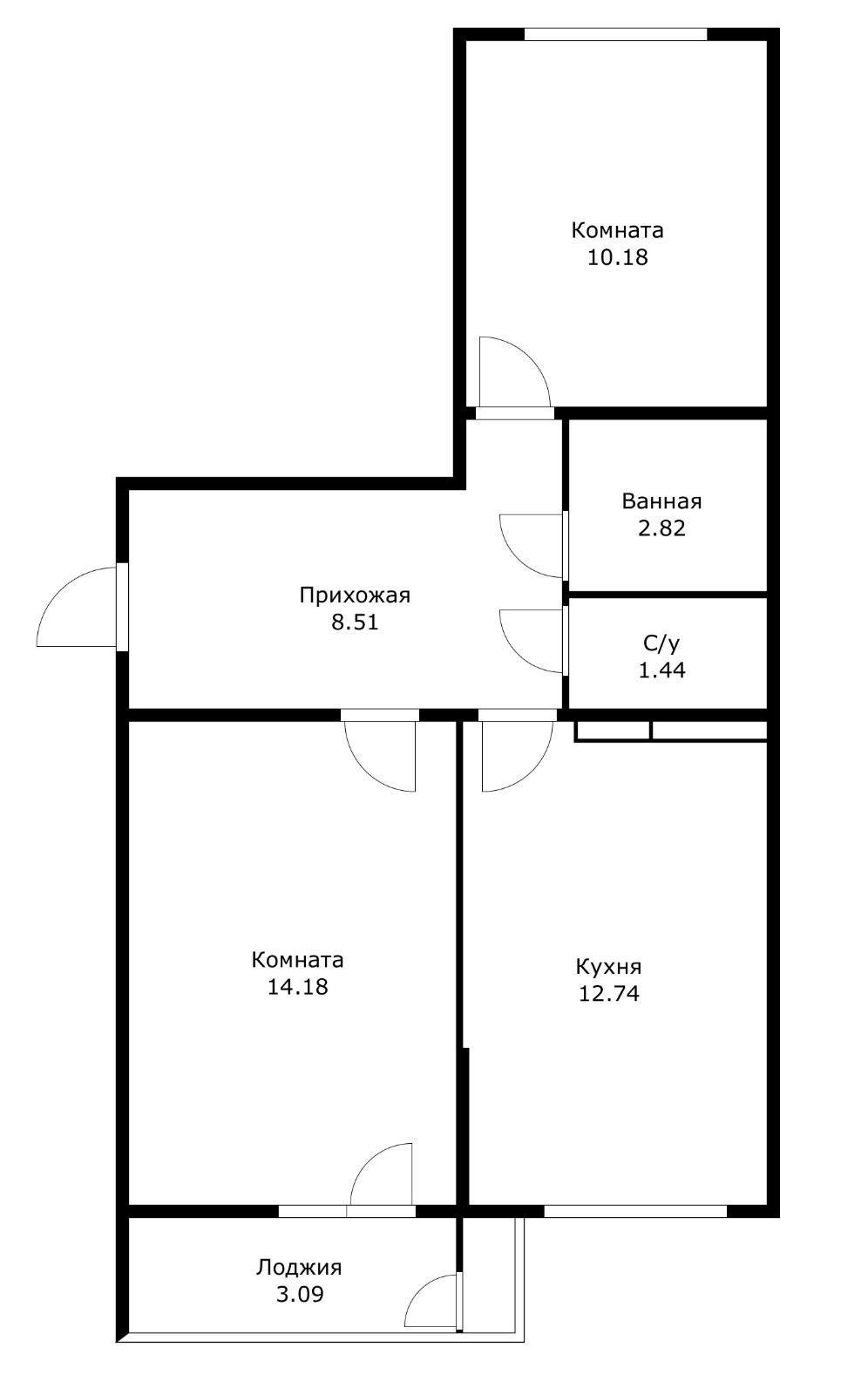 Фото №7: 2-комнатная квартира 54 м² - Краснодар, Прикубанский внутригородской округ, мкр. жилой комплекс Зелёный театр, ул. Западный Обход, 39/1к6