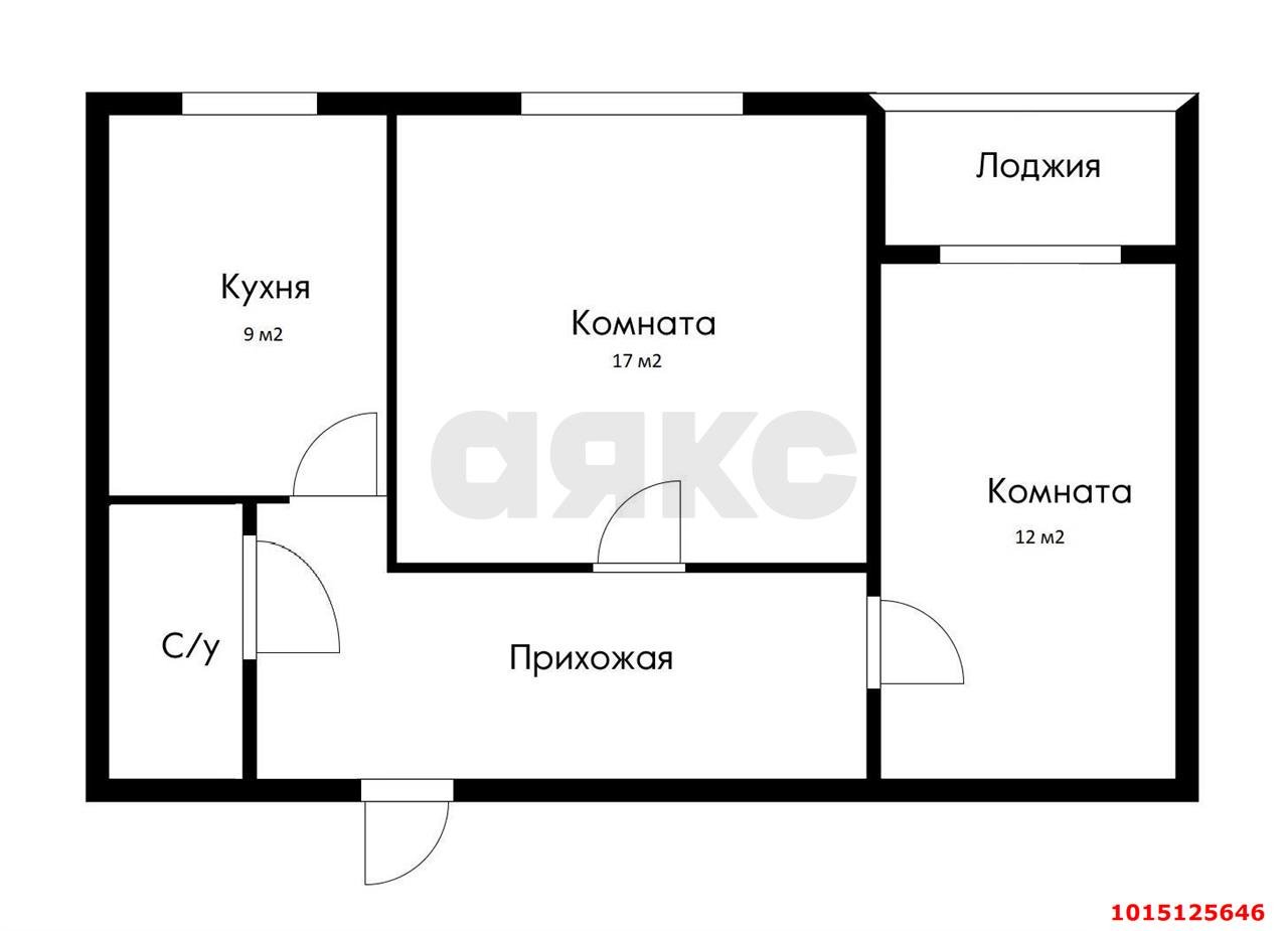 Фото №14: 2-комнатная квартира 50 м² - Краснодар, Западный внутригородской округ, ул. Рылеева, 360