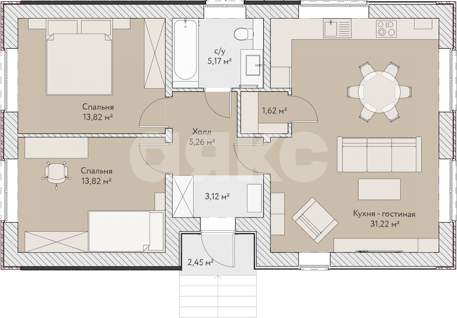 Фото №21: Дом 75 м² + 8.77 сот. - КП Ольховка кантри клаб