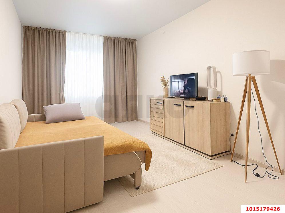 Фото №1: 1-комнатная квартира 36 м² - Краснодар, Прикубанский внутригородской округ, Восточный, мкр. жилой комплекс Квартал № 6, ул. имени Героя Советского Союза Якова Кобзаря, 1