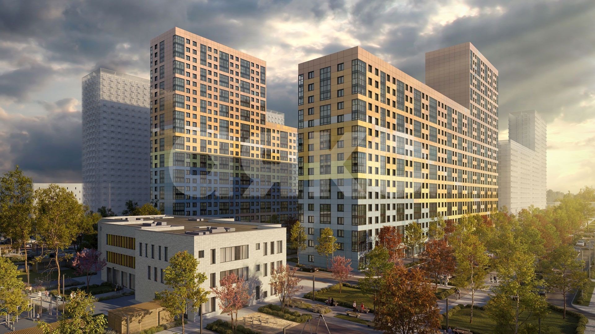 Фото №1: Студия 28 м² - Москва, ЖК Светлый Мир Станция Л, к8