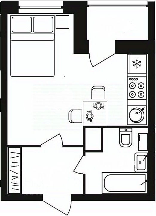 Фото №7: Студия 28 м² - Москва, ЖК Светлый Мир Станция Л, к8