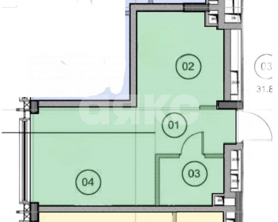 Фото №10: 1-комнатная квартира 30 м² - Москва, ЖК Симфония 34, ул. 2-я Хуторская, 34