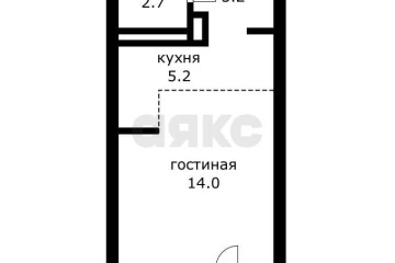 Фото №4: Студия 29 м² - Краснодар, мкр. Юбилейный, ул. Генерала Шифрина, 1