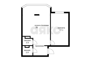 Фото №2: 2-комнатная квартира 59 м² - Краснодар, мкр. Достояние, ул. Конгрессная, 33