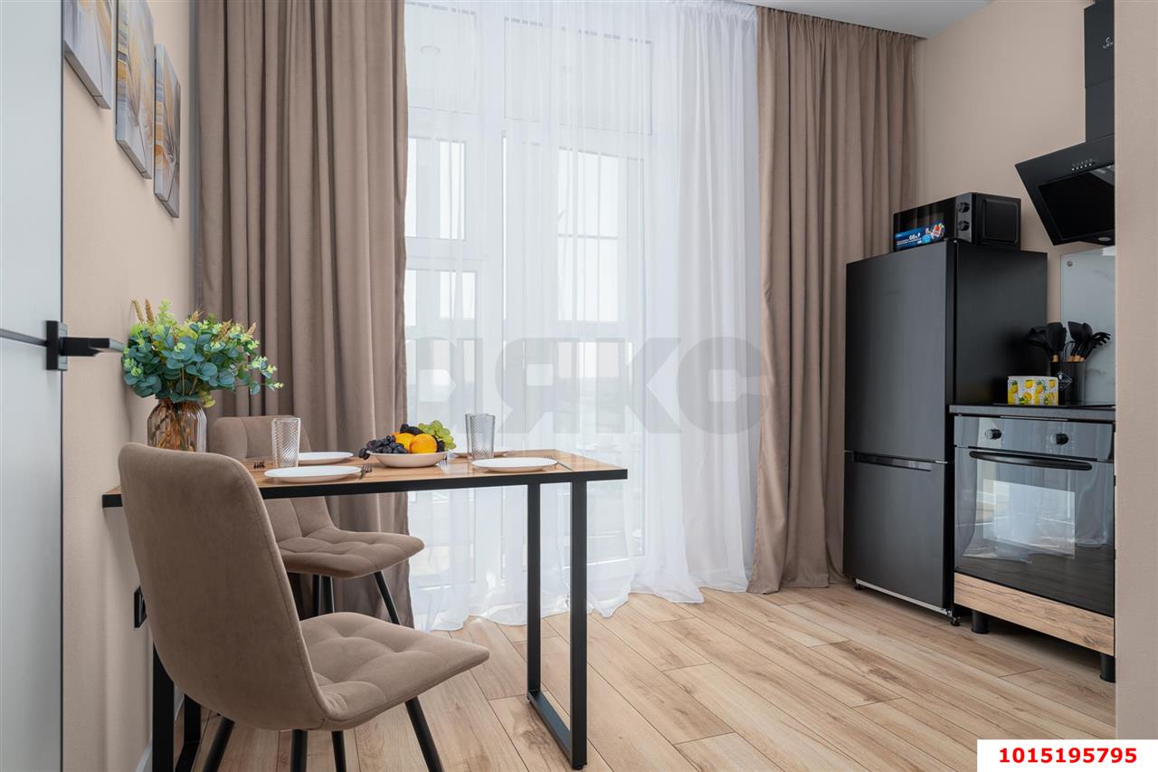 Фото №7: 1-комнатная квартира 37 м² - Краснодар, Прикубанский внутригородской округ, мкр. жилой комплекс Архитектор, ул. Наставников, 14