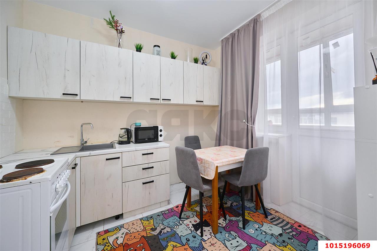 Фото №1: 1-комнатная квартира 32 м² - Краснодар, Прикубанский внутригородской округ, мкр. жилой комплекс Зеленодар, ул. имени М.П. Шемякина, 2