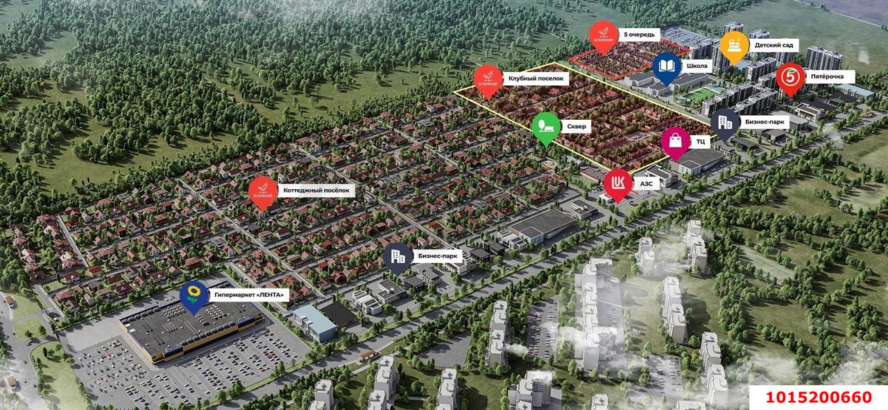 Фото №6: Земельный участок под ИЖС 6 сот. - Краснодар, КП Близкий, ул. Льва Ковалёва, 20