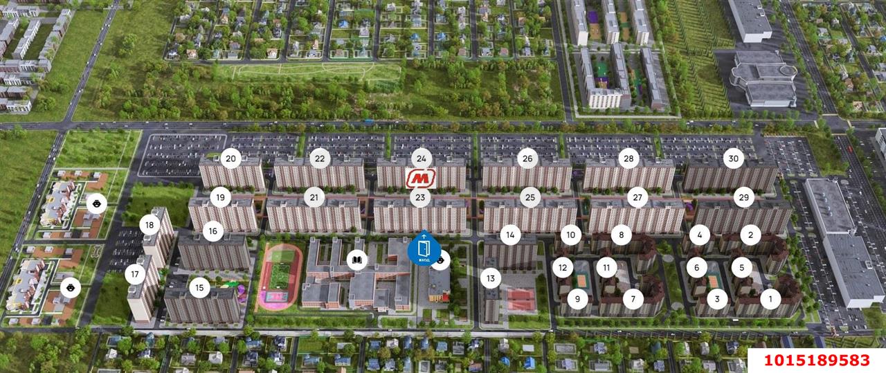 Фото №7: Торговое помещение 47 м² - Краснодар, жилой комплекс Дыхание, ул. Лётчика Позднякова, 2к22