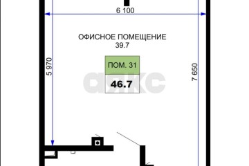 Фото №4: Торговое помещение 47 м² - Краснодар, мкр. жилой комплекс Дыхание, ул. Лётчика Позднякова, 2к22