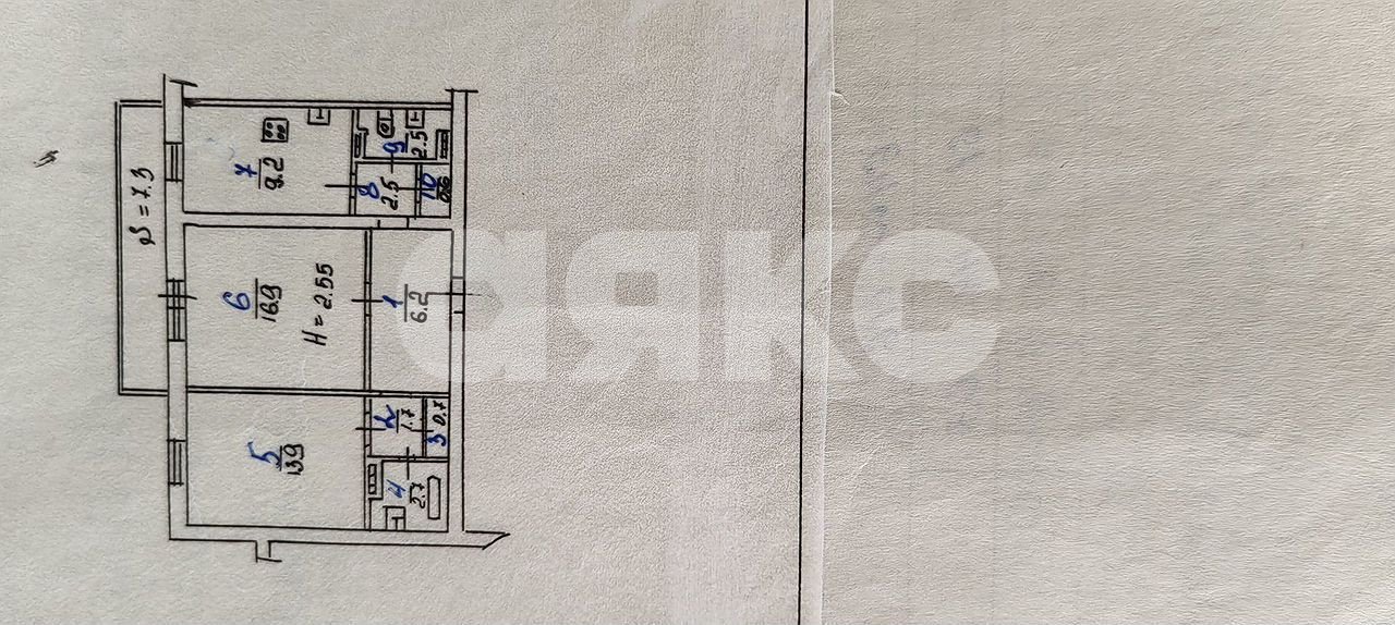 Фото №12: 2-комнатная квартира 56 м² - Ростов-на-Дону, Пролетарский, пер. Грибоедовский, 2