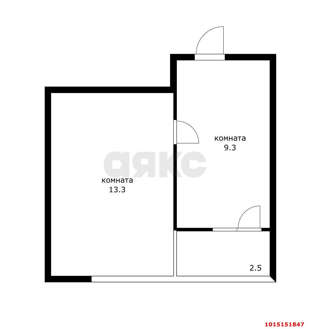 Фото №7: Комната 13 м² - Краснодар, Черёмушки, ул. Селезнёва, 150
