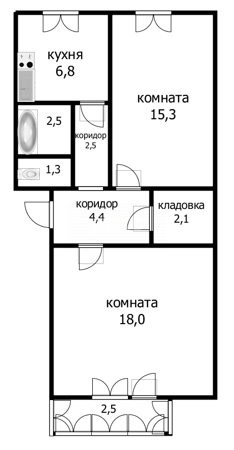 Фото №11: 2-комнатная квартира 52 м² - Юровка, ул. Октябрьская, 6
