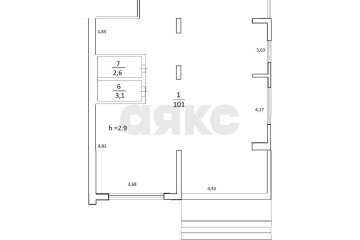 Фото №1: Торговое помещение 108 м² - Краснодар, мкр. Солнечный, ул. Памяти Чернобыльцев, 1