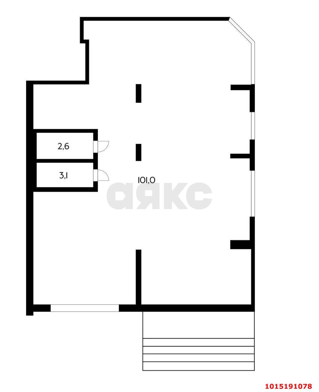 Фото №9: Коммерция 107 м² - Краснодар, Прикубанский внутригородской округ, Фестивальный, ЖК Екатеринодар, мкр. Солнечный, ул. Памяти Чернобыльцев, 1