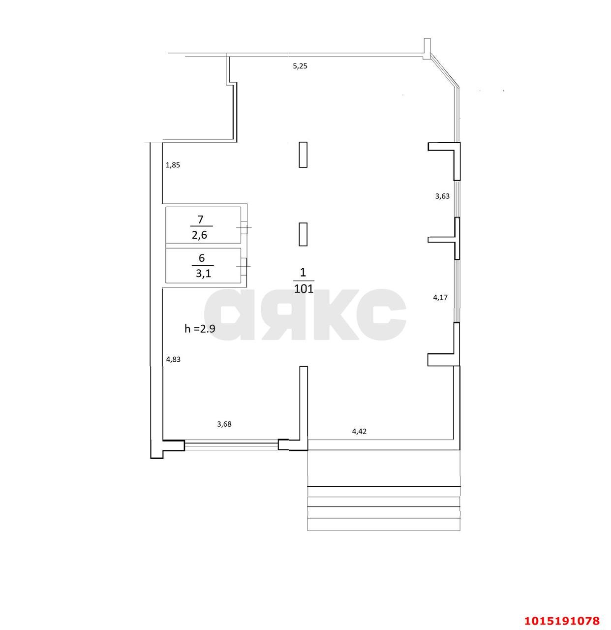 Фото №4: Торговое помещение 108 м² - Краснодар, Солнечный, ул. Памяти Чернобыльцев, 1