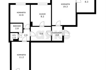 Фото №2: 4-комнатная квартира 74 м² - Краснодар, мкр. Славянский, ул. Красных Партизан, 111