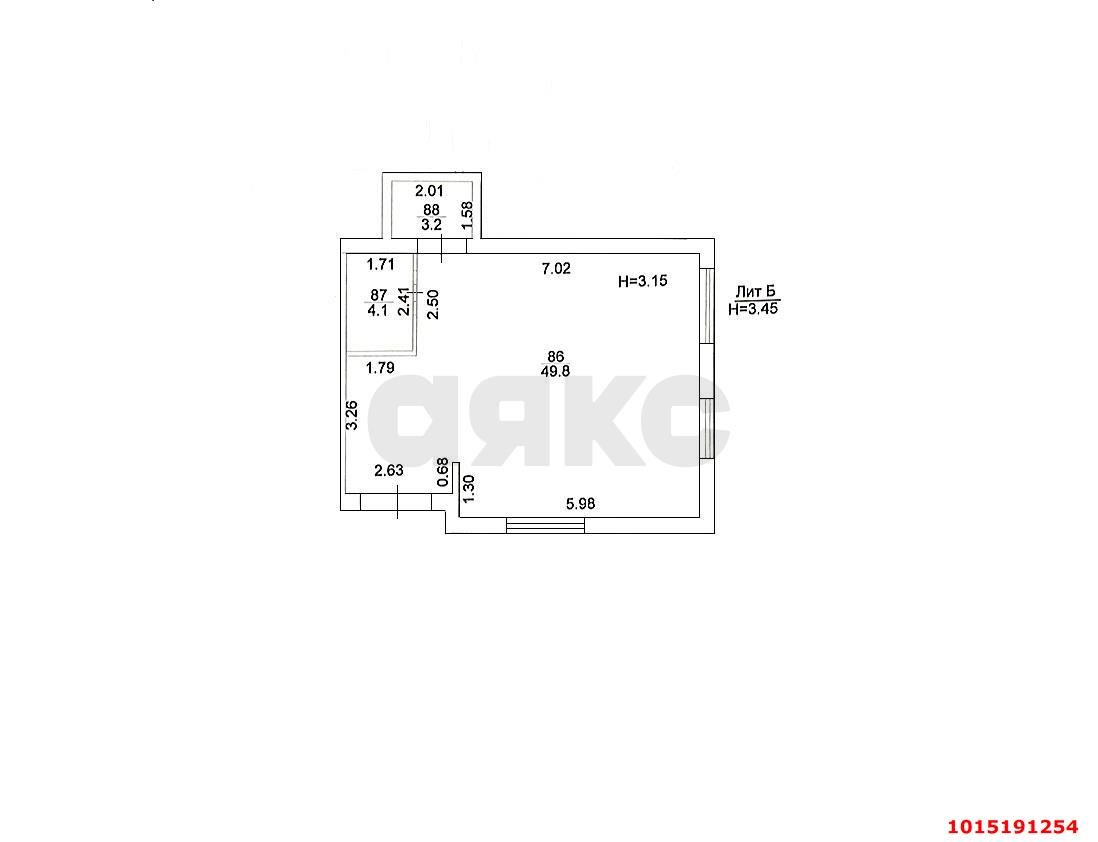 Фото №5: Торговое помещение 58 м² - Краснодар, ЖК Акварели-2, ул. Тепличная, 62/1к1