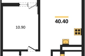 Фото №1: 1-комнатная квартира 40 м² - Майкоп, мкр. ЖК Звезды, 