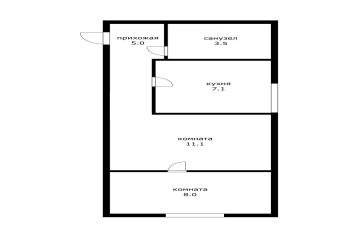 Фото №2: 1-комнатная квартира 34 м² - Краснодар, мкр. Карасунский внутригородской округ, ул. Кирова, 288/1