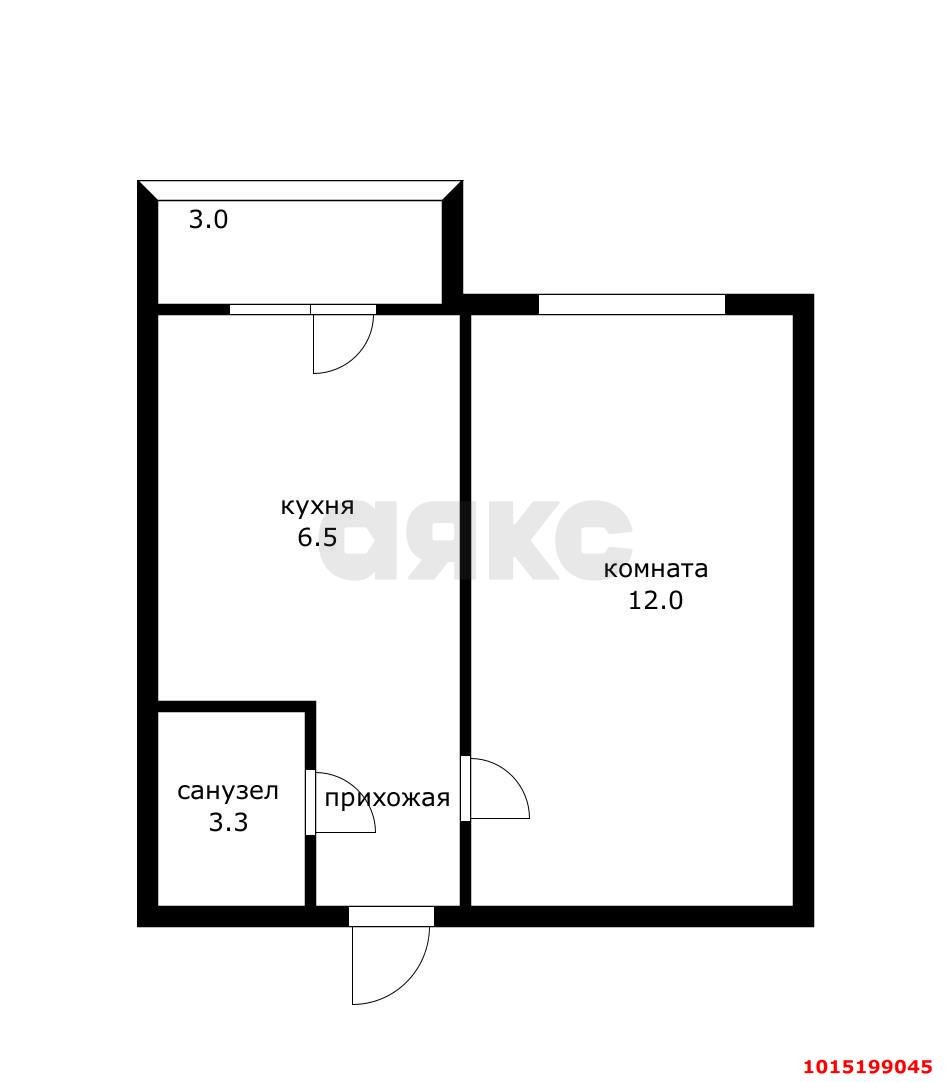 Фото №11: 1-комнатная квартира 26 м² - Новая Адыгея, мкр. жилой комплекс Родной Дом, ул. Бжегокайская, 31/8к1