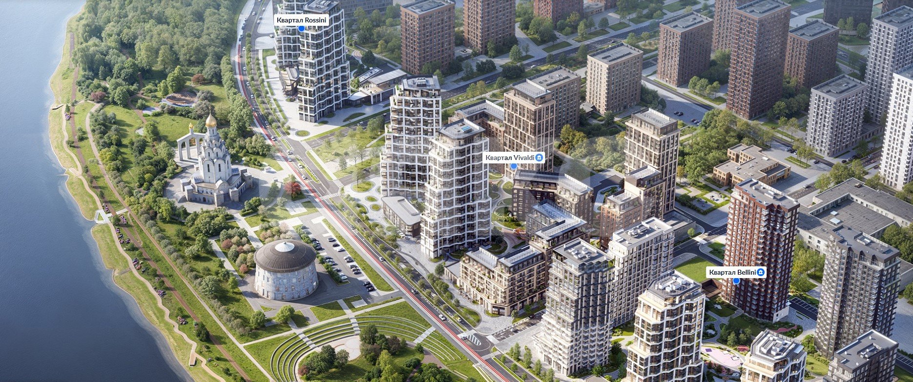 Фото №9: 3-комнатная квартира 99 м² - Москва, квартал Россини, б-р Чкаловский, 6к1