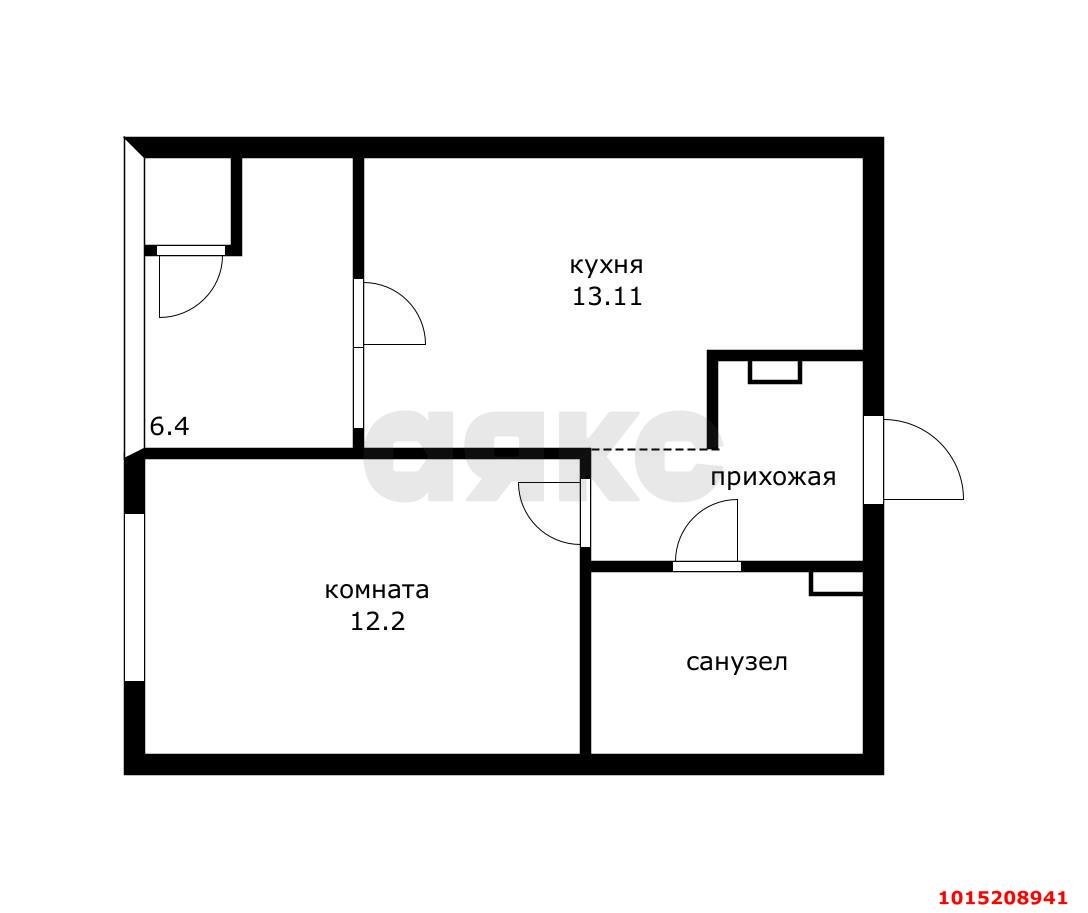 Фото №10: 1-комнатная квартира 41 м² - Краснодар, Образцово, ул. Адмирала Макарова, 5