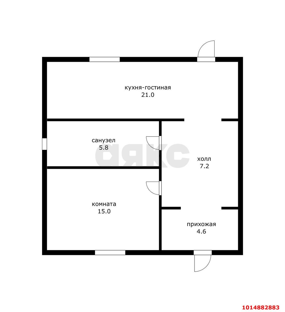 Фото №20: Дом 54 м² + 2.5 сот. - Знаменский, мкр. Карасунский внутригородской округ, ул. Платиновая, 65