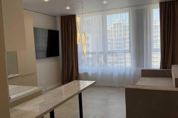 Фото №2: 1-комнатная квартира 28 м² - Краснодар, мкр. ЖК Все Свои Вип, ул. Колхозная, 5/2