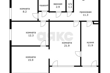 Фото №4: 3-комнатная квартира 88 м² - Краснодар, мкр. Западный внутригородской округ, ул. Рашпилевская, 6