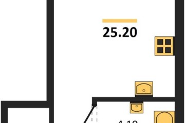 Фото №1: Студия 25 м² - Краснодар, мкр. Прикубанский внутригородской округ, 