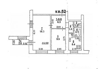 Фото №5: 2-комнатная квартира 48 м² - Ростов-на-Дону, р. Кировский, пр-кт Соколова, 81/2