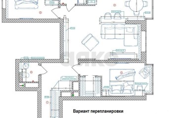 Фото №3: 3-комнатная квартира 76 м² - Краснодар, мкр. жилой комплекс Маршал, ул. Гаражная, 87