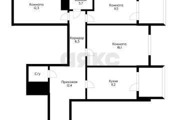 Фото №2: 3-комнатная квартира 76 м² - Краснодар, мкр. жилой комплекс Маршал, ул. Гаражная, 87