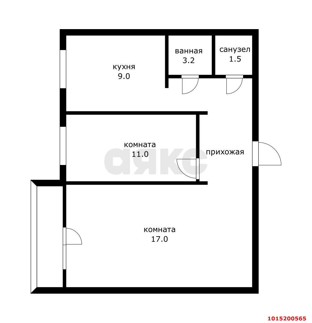 Фото №17: 2-комнатная квартира 50 м² - Краснодар, Гидростроителей, ул. имени Дмитрия Благоева, 9