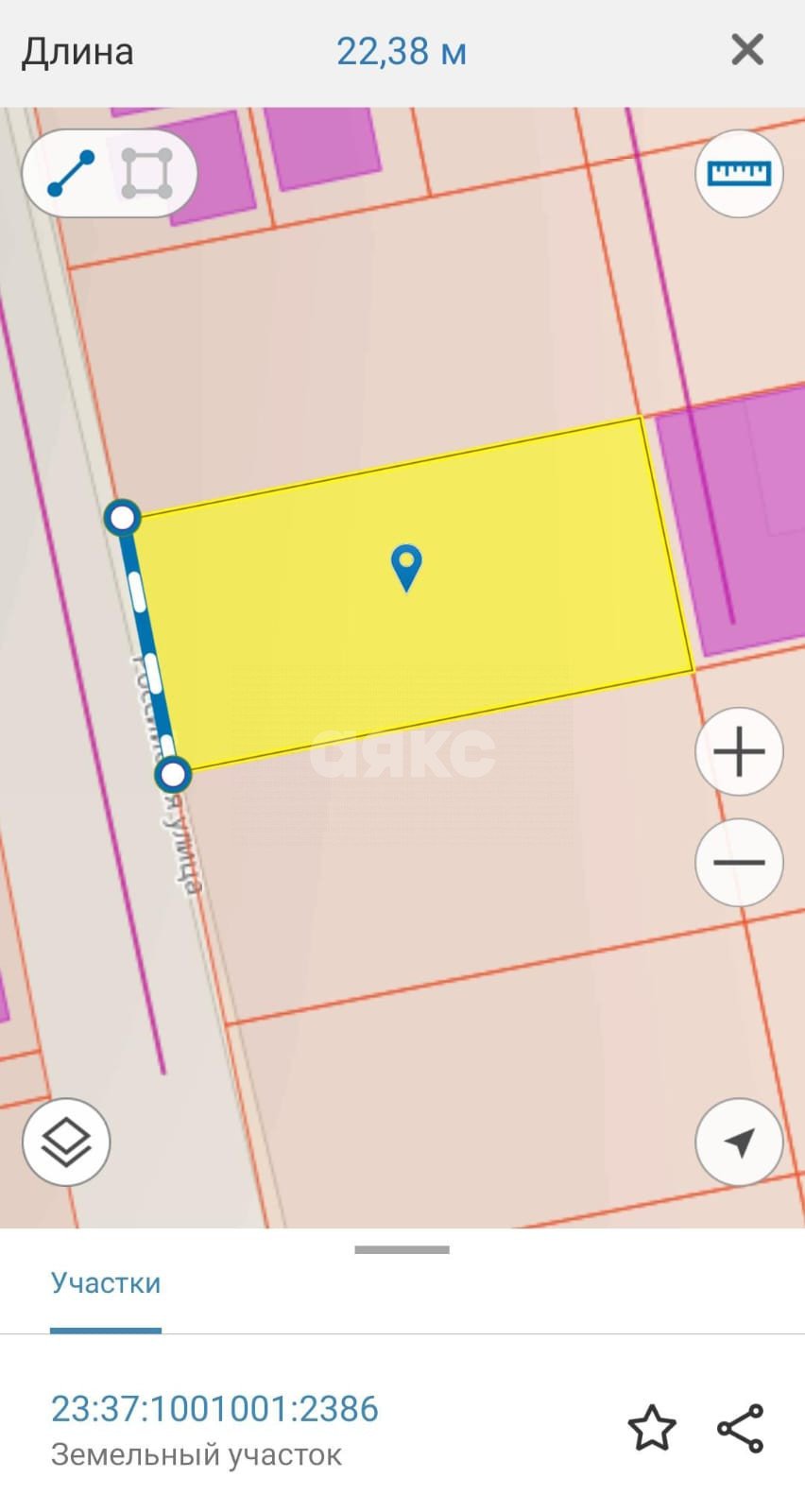 Фото №4: Земельный участок под ИЖС 10 сот. - Супсех, ул. Российская, 4