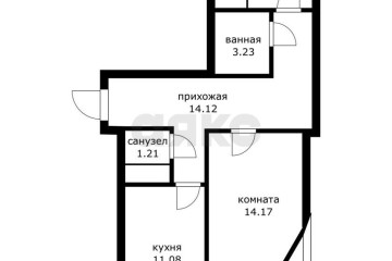 Фото №5: 2-комнатная квартира 57 м² - Краснодар, мкр. Гидростроителей, пр-кт имени писателя Знаменского, 9к2