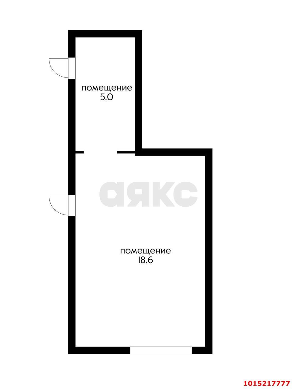 Фото №6: Коммерция 23 м² - Краснодар, ЖК Три Богатыря, Центральный внутригородской округ, Центральный, мкр. жилой комплекс Три Богатыря, ул. Садовая, 161/1