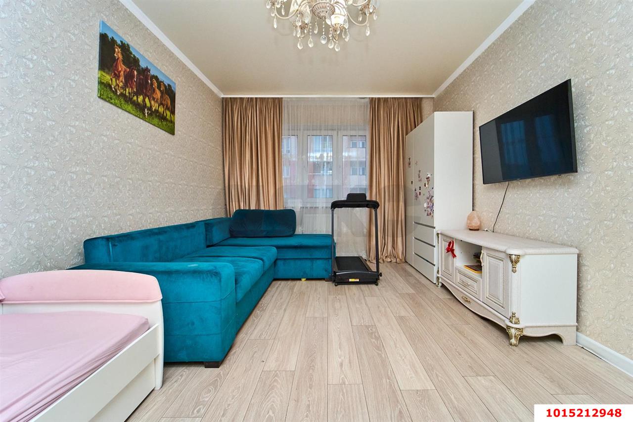 Фото №1: 1-комнатная квартира 46 м² - Краснодар, Прикубанский внутригородской округ, Фестивальный, мкр. Солнечный, ул. имени Симиренко, 71к1