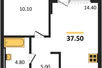 Фото №1: 1-комнатная квартира 37 м² - Краснодар, мкр. Прикубанский внутригородской округ, 