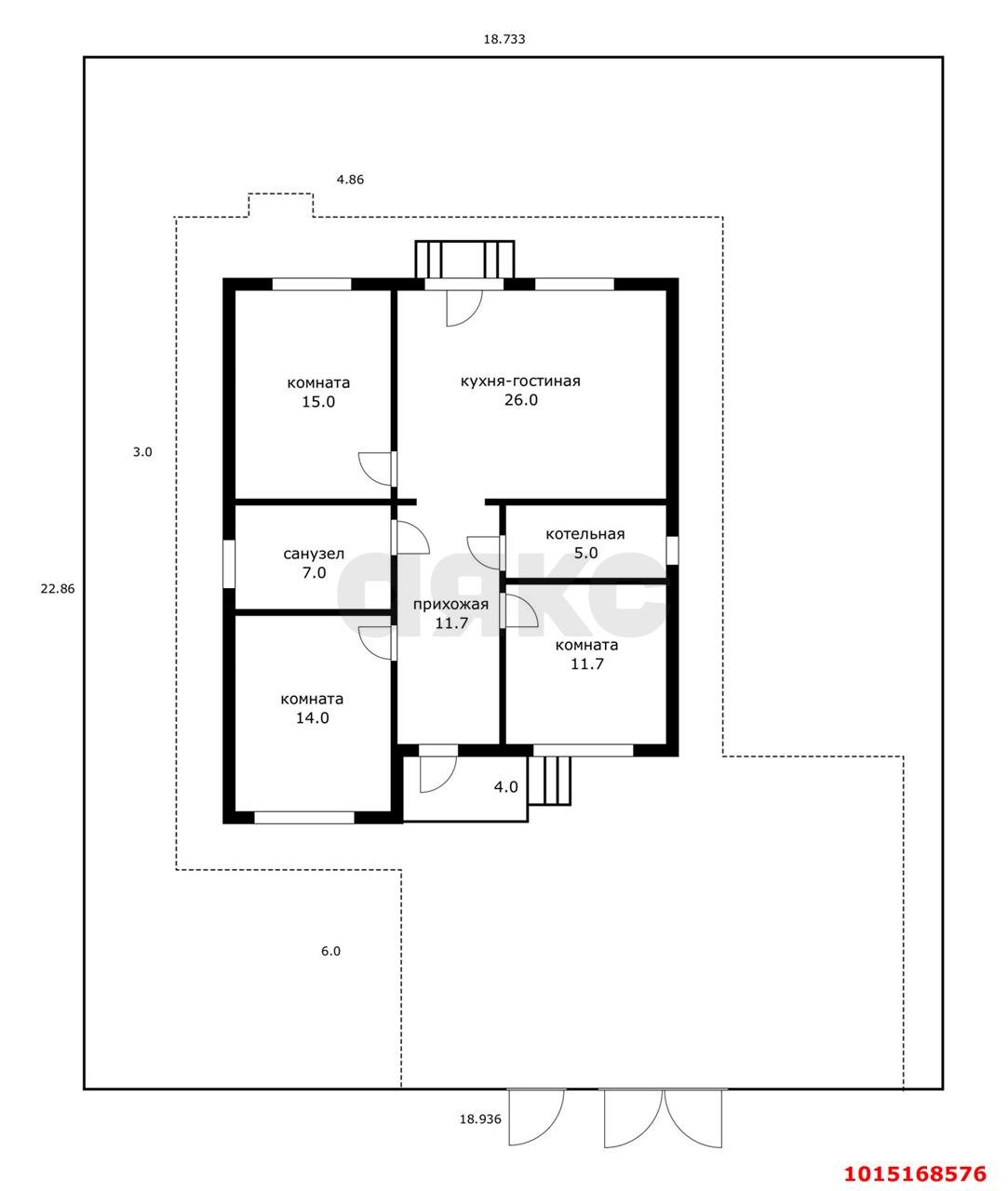 Фото №7: Дом 102 м² + 4.3 сот. - Южный, Олимпийский, ул. Звёздная, 70