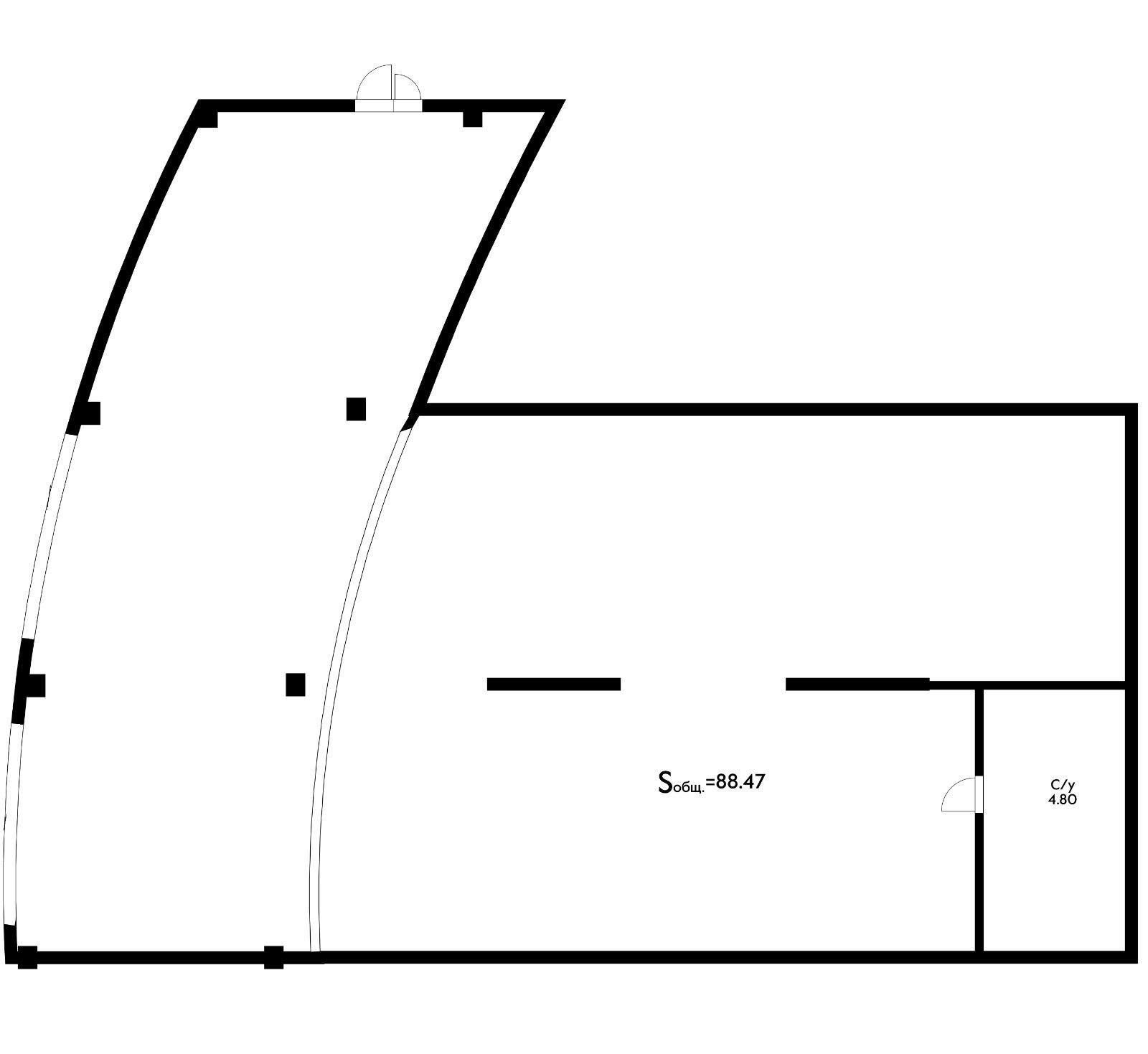 Фото №8: Коммерция 88 м² - Краснодар, Центральный внутригородской округ, Черёмушки, мкр. жилой комплекс Фонтаны, ул. Воронежская, 47/35