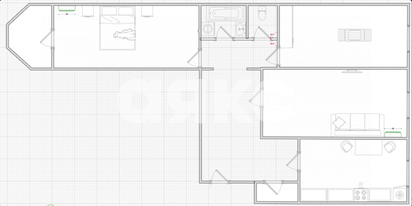 Фото №13: 3-комнатная квартира 64 м² - Тула, Советский территориальный округ, ул. Братьев Жабровых, 9