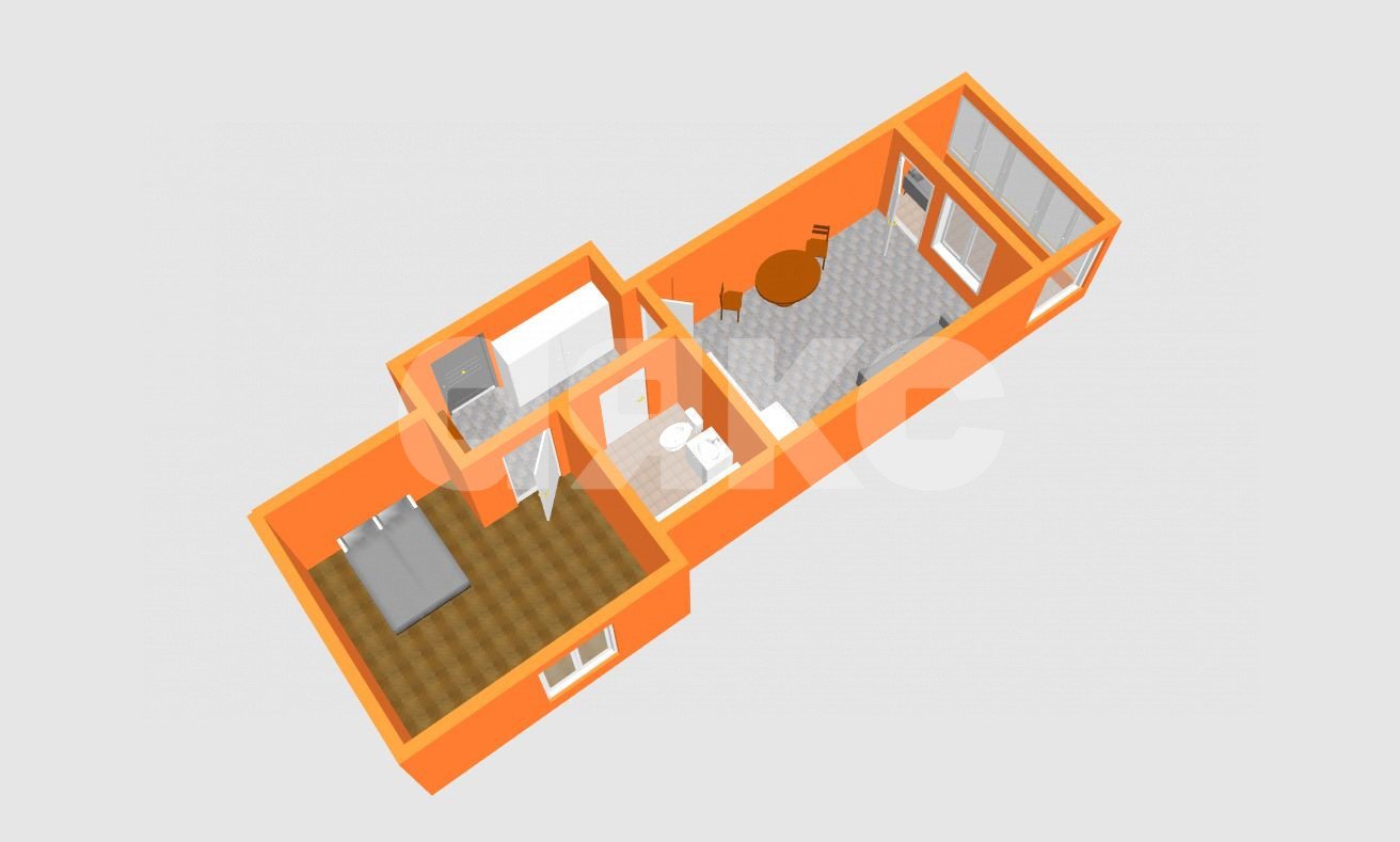 Фото №24: 1-комнатная квартира 39 м² - Анапа, жилой комплекс Гарант, мкр. жилой комплекс Гарант, ул. Супсехское шоссе, 47к1