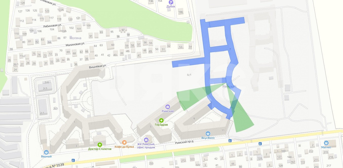 Фото №6: 2-комнатная квартира 45 м² - Развилка, жилой комплекс Римский, пр-д Римский, 13