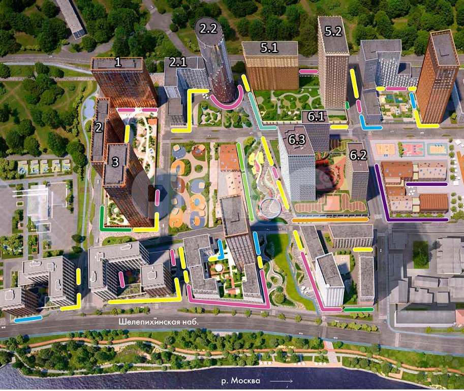 Фото №9: 2-комнатная квартира 63 м² - Москва, жилой комплекс Сидней Сити, к2/2